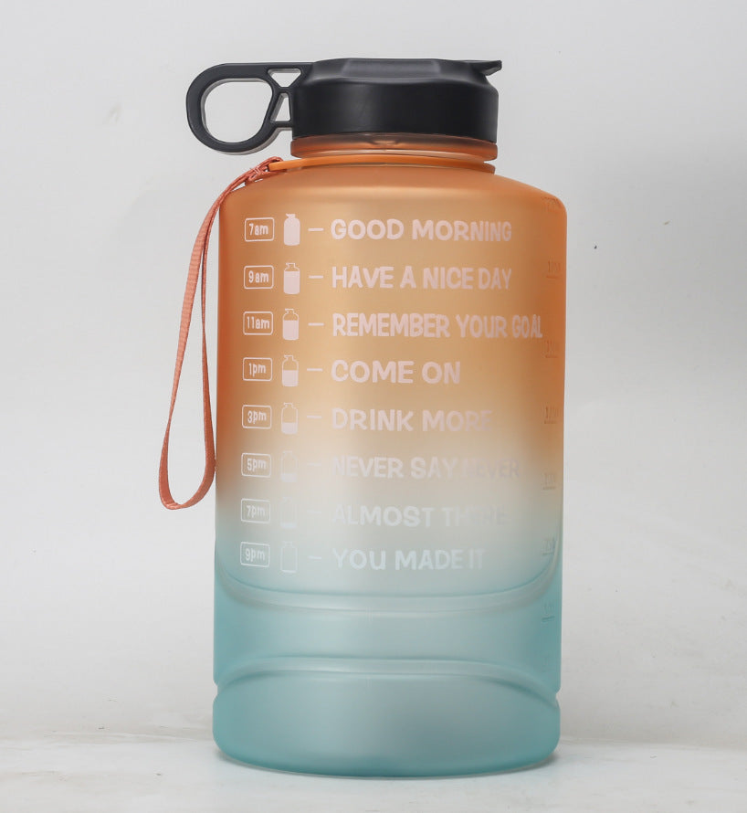 Creative Gradient 2.2L Large Capacity Sports Bottle Plastic