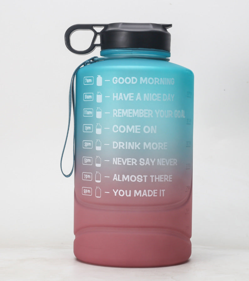 Creative Gradient 2.2L Large Capacity Sports Bottle Plastic