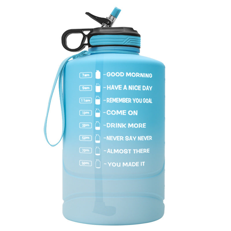 Creative Gradient 2.2L Large Capacity Sports Bottle Plastic