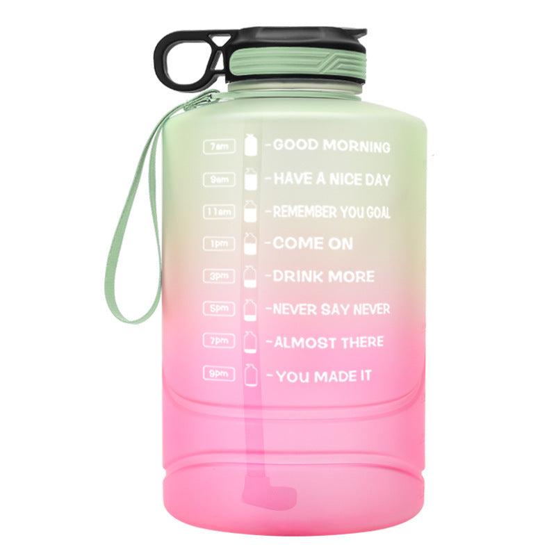 Creative Gradient 2.2L Large Capacity Sports Bottle Plastic